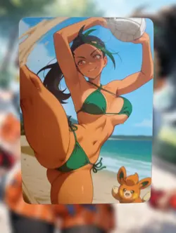Nemona Pokemon Anime Waifu Sexy Goddess Doujin Lewd Hentai Card - Image 1