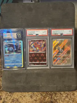 Pokemon Graded Card Lot - Blastoise, Charizard ex, Ceruledge, Umbreon VMAX - Image 1