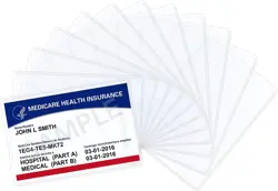 20 Pack Medicare Card Protector Sleeves - 6 Mil Clear PVC for All ID Cards - Image 3