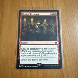 Disrupt Decorum - N/M - Murders At Karlov Manor - MTG Magic The Gathering - Image 1