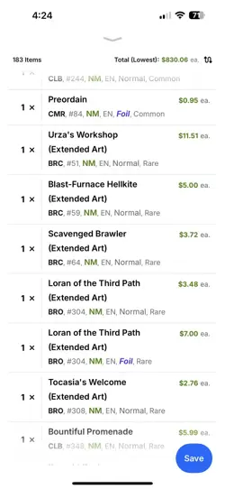 Magic the gathering Collection Cards Priced With TCG Scanner On Lowest listed - Image 5