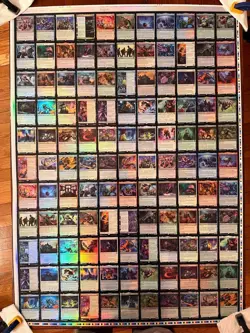 MTG Teenage Mutant Ninja Turtles Foil Rares & Mythics Uncut Sheet - Image 1