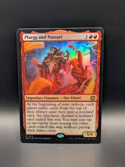 MTG - Plargg and Nassari - FOIL - Legendary Creature (Orc Efreet) - MAT #18 - Image 1