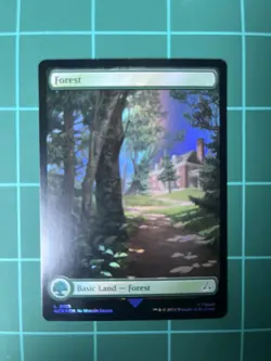 8 Forest Full Art Lands Assassin's Creed NM/M ACR MTG Magic - Image 4