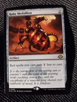 Ruby Medallion Modern Horizons 3 NM MTG - Image 1