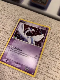Pokemon Unseen Forces Lugia Cosmos Holo LP 29/115 Pokemon Nintendo 2005 - Image 3