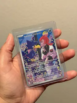 Pokemon Team Rocket's Murkrow 200/182 Destined Rivals Illustration Rare Holo 80… - Image 1