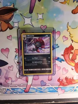Weavile NM 74/156 Ultra Prism Pokemon Holo Rare Trading Card 2018 NM - Image 1