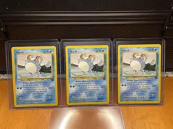 Pokemon TCG Marill 29 Black Star Promo x3 - LP - Image 1