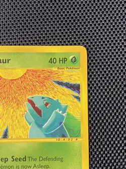 BULBASAUR 95/165 Expedition NON-HOLO E-Series / E-Reader Pokemon TCG card LP+ - Image 3