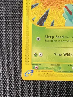 BULBASAUR 95/165 Expedition NON-HOLO E-Series / E-Reader Pokemon TCG card LP+ - Image 5