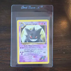 Pokemon Sabrina's Gengar Gym Challenge Rare Regular Stage 2 90 HP 29/132 2000 - Image 1