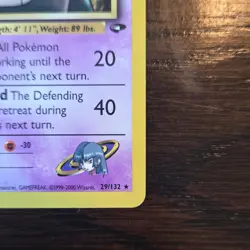Pokemon Sabrina's Gengar Gym Challenge Rare Regular Stage 2 90 HP 29/132 2000 - Image 5
