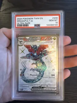 Dragapult EX 200/167 Ultra Rare 2024 Pokemon Twilight Masquerade PSA 10 Gem Mint - Image 3