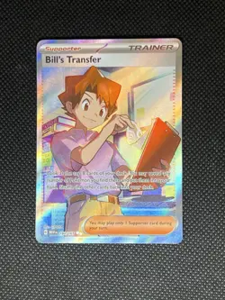 Pokemon Bill's Transfer Trainer Ultra Rare Holo 194/165 Sv: Scarlet & Violet 151 - Image 1