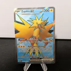 Pokemon TCG Zapdos ex 192/165 SV: Scarlet & Violet 151 Ultra Rare Full Art Holo - Image 1