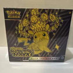 Pokemon TCG Scarlet & Violet Surging Sparks Elite Trainer Box Pikachu EN - Image 1