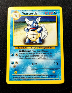 Pokemon WOTC Card 1999 Base Set 42/102 Watortle Uncommon M/NM - Image 1