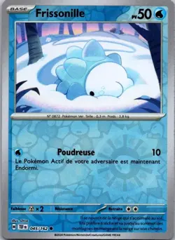 Carte Pokemon Frissonille 045/162 Reverse - 2024 - Image 1