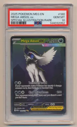 PSA 10 Pokemon Mega Evolution SIR Mega Absol EX MEG EN 180/132 GEM MINT!! - Image 1