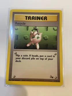 Recycle 61/62 - Fossil - Common Trainer - Pokemon - NM - Image 1