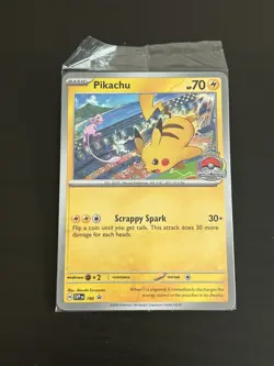 Pokemon TCG Scarlet & Violet Promo 190 2024 World Championships Pikachu! - Image 3