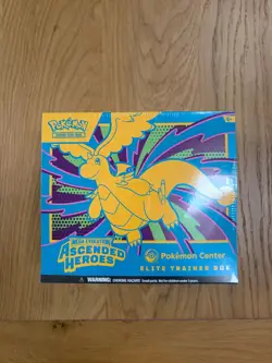 Pokemon Ascended Heroes ETB Pokemon Center Exclusive Factory Sealed - Image 1