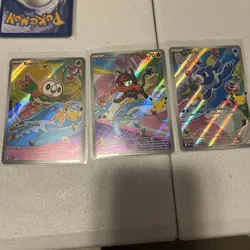 Pokemon TCG First Partner Illustration Rare Alola Starters Set 30th Anniversary - Image 2