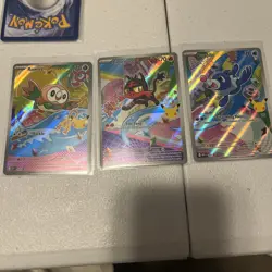 Pokemon TCG First Partner Illustration Rare Alola Starters Set 30th Anniversary - Image 3