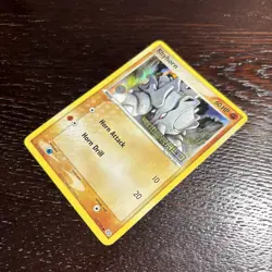 Pokemon Rhyhorn 62/106 2005 EX Emerald Reverse Holo Stamped Variant Collection - Image 2