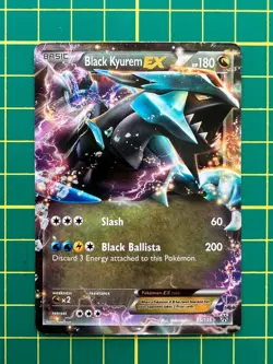 Pokemon Plasma Storm Black Kyurem EX Half Art Ultra Rare Holo Rare 95/135 NM/M - Image 1
