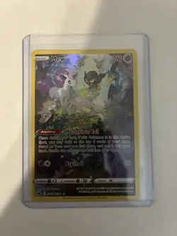 Pokemon Mew GG10/GG70 Crown Zenith Galarian Gallery Full Art Holo 60 HP - Image 1