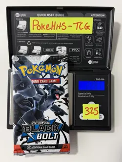 (HEAVY)🔥 22.81g Pokemon TCG Black Bolt Booster Pack Factory Sealed✅ - Image 1