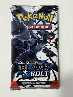 (HEAVY)🔥 22.81g Pokemon TCG Black Bolt Booster Pack Factory Sealed✅ - Image 2
