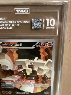 Garganacl 2025 Pokemon Mega Evolution Mega Base Set 147/132 Illustration Rare - Image 4