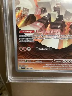 Garganacl 2025 Pokemon Mega Evolution Mega Base Set 147/132 Illustration Rare - Image 5