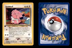 SNUBBULL 74/111 C NEO GENESIS POKEMON 1ST EDITION LP - Image 3