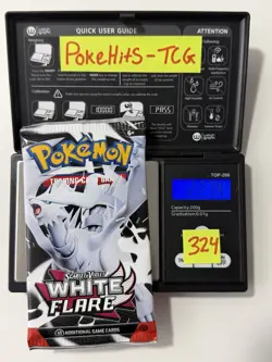 (HEAVY)🔥 22.74g Pokemon TCG White Flare Booster Pack Factory Sealed✅ - Image 1