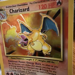 1999 Pokemon Base Set Unlimited Charizard-Holo SUPER CLEAN 🔥SUPER CLEAN - Image 5