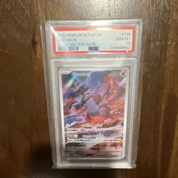 Pokemon Groudon 199/182 SV04: Paradox Rift Illustration Rare Holo PSA 10 - Image 1