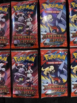 Pokemon TCG Destined Rivals Sleeved Booster Pack Lot of 10 New & Factory Sealed - Image 3