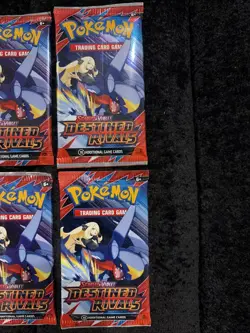 Pokemon TCG Destined Rivals Sleeved Booster Pack Lot of 10 New & Factory Sealed - Image 4