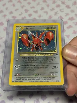 Pokemon Dark Scizor TCG Holo Rare Card 10/75 Vintage WOTC Neo Discovery LP - Image 5