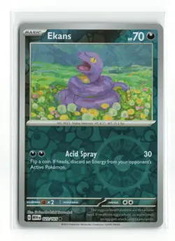 EKANS 023/165 151 REVERSE HOLO POKEMON TCG NM-LP - Image 1