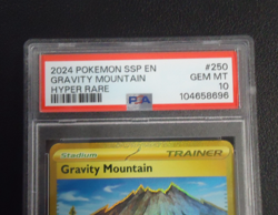2024 POKEMON Gravity Mountain 250/191 Surging Sparks Hyper Rare PSA GEM MINT 10 - Image 3
