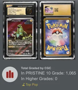 Pokemon TCG Iron Thorns 077/071 Art Rare CGC 10 PRISTINE - Image 1