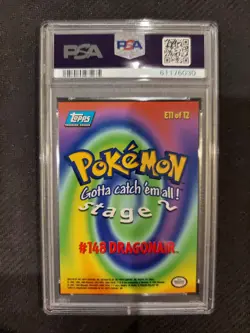 PSA 10 Dragonair Topps Pokemon Movie Edition - Image 2