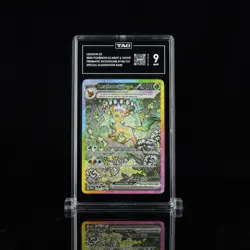 2025 LEAFEON EX POKEMON S&V PRISMATIC EVOLUTION SIR 144/131 TAG 9 MINT - Image 1