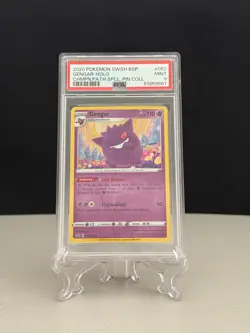 Pokemon Gengar Holo 2020 SWSH Black Star Promo Champions Path Special #052 PSA 9 - Image 1