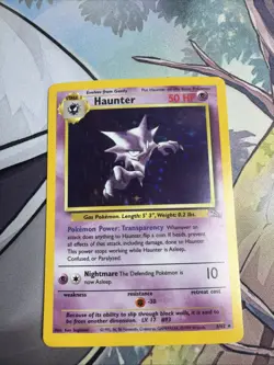 Pokemon TCG Haunter 6/62 Holo Rare Fossil Unlimited 1999 WOTC Vintage - Image 1